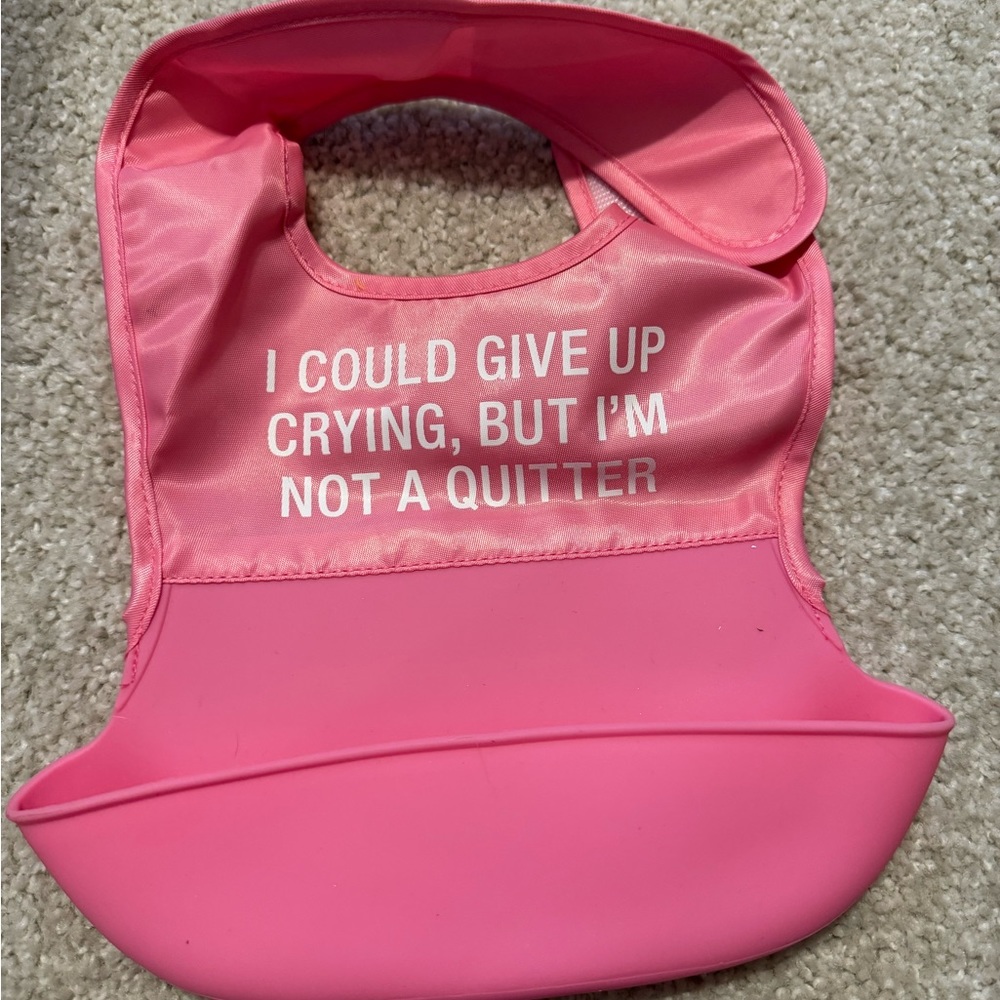 Silicone bib!